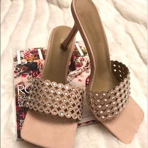jeweled mule heels